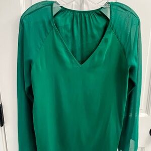 Green Women's Top medium